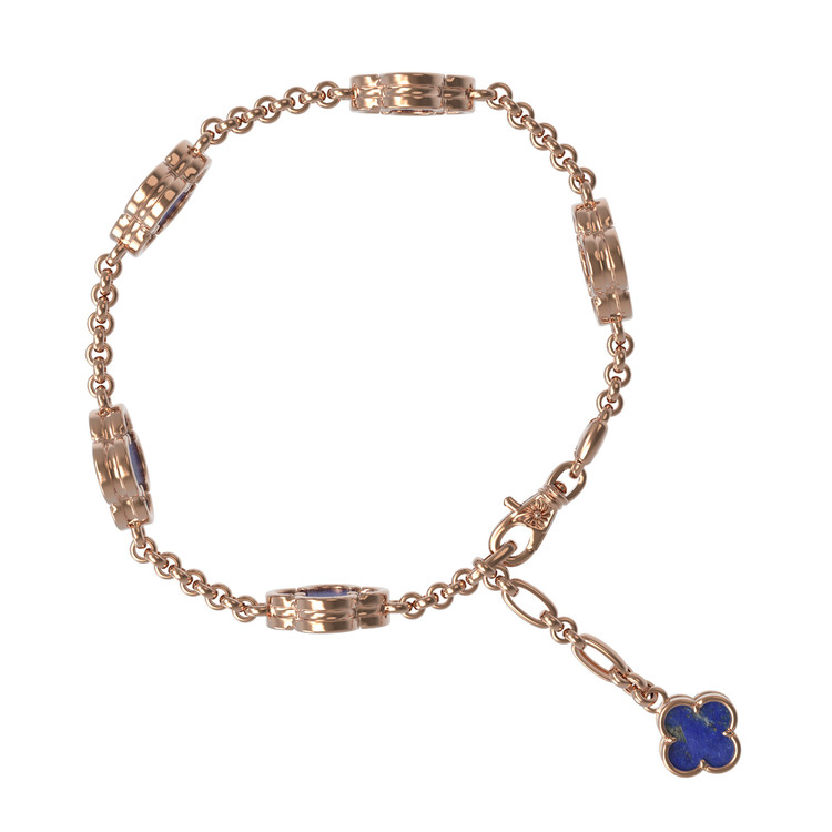 Браслет из золота c лазуритом