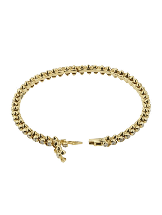 Браслет из лимонного золота c бриллиантами