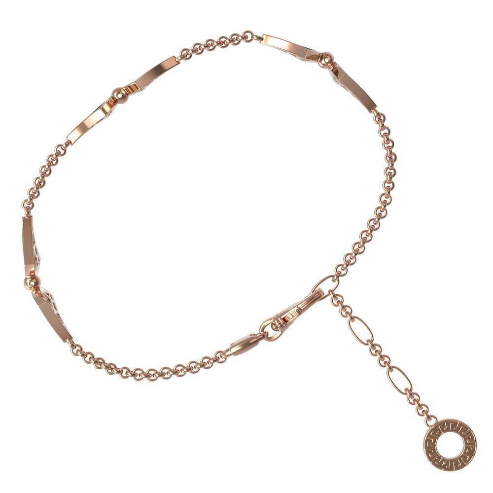 Браслет из золота c лазуритом и перламутром