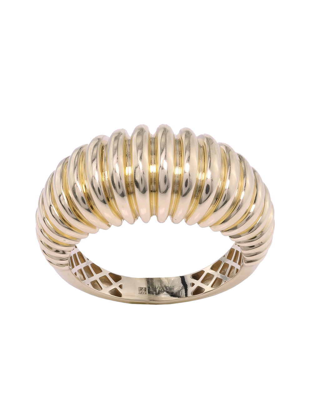 Кольцо из лимонного золота