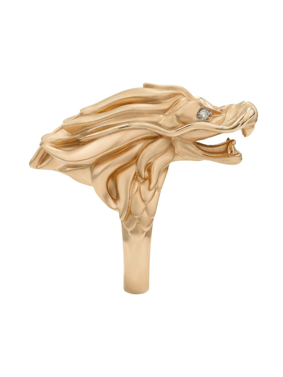 Кольцо из золота c бриллиантами