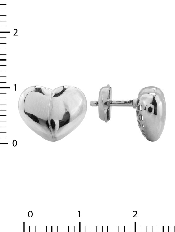 Серьги из белого золота