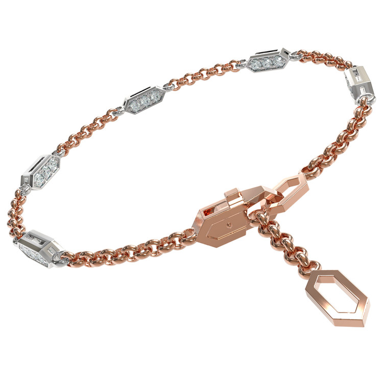 Браслет из золота c бриллиантами