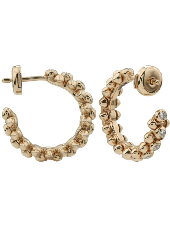 Серьги из золота c бриллиантами