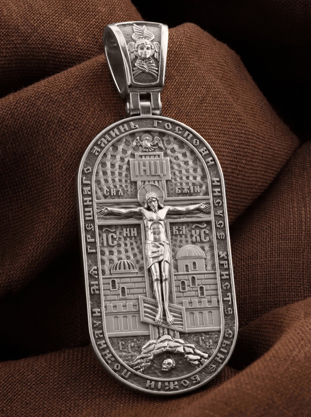 Образок из белого золота