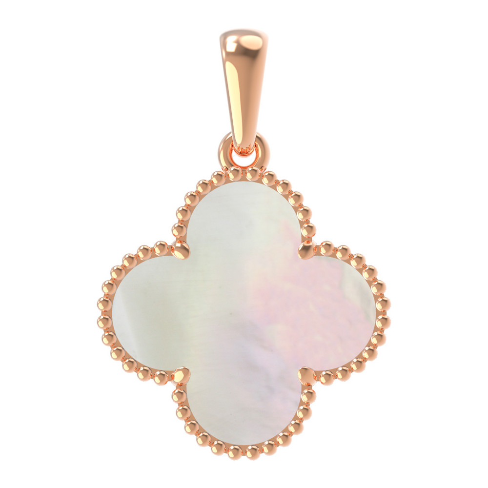 Подвеска из золота c перламутром