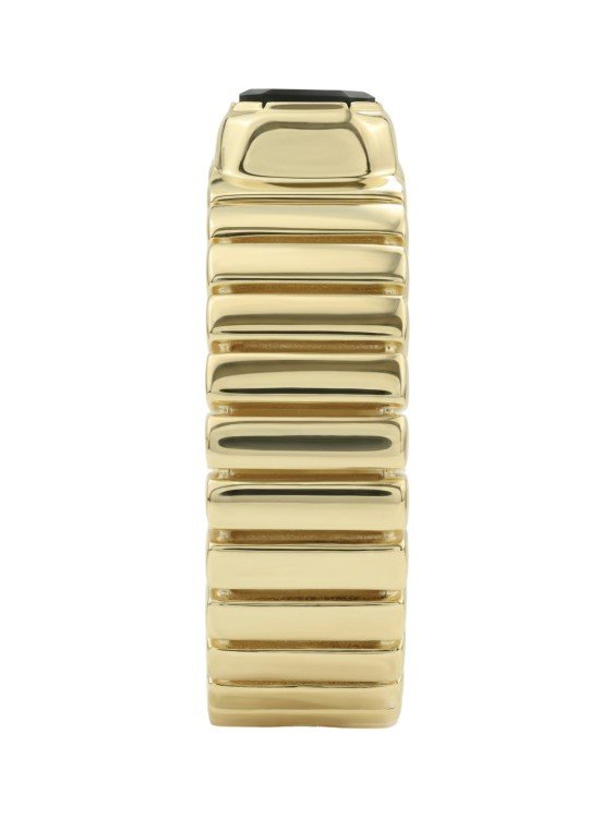 Кольцо из лимонного золота c ониксом