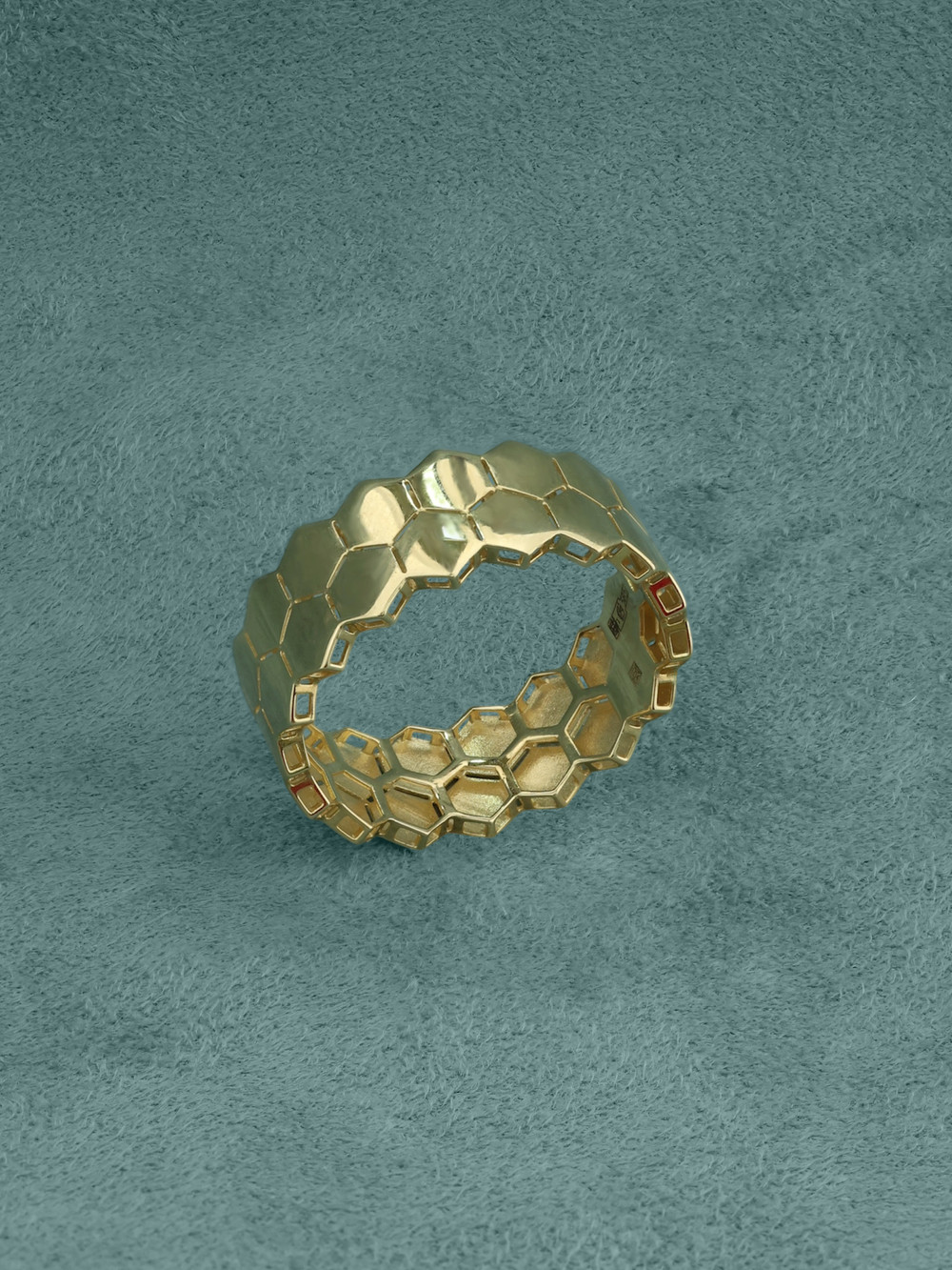 Кольцо из лимонного золота