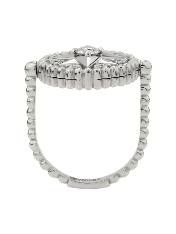 Кольцо из белого золота c бриллиантами