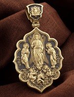 Образок из лимонного золота