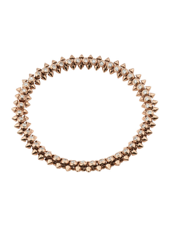 Браслет из розового золота c бриллиантами