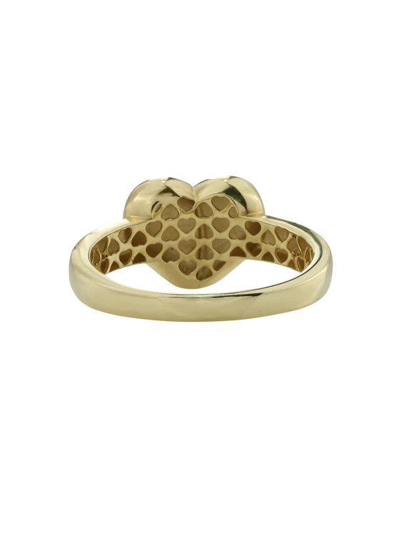 Кольцо из лимонного золота