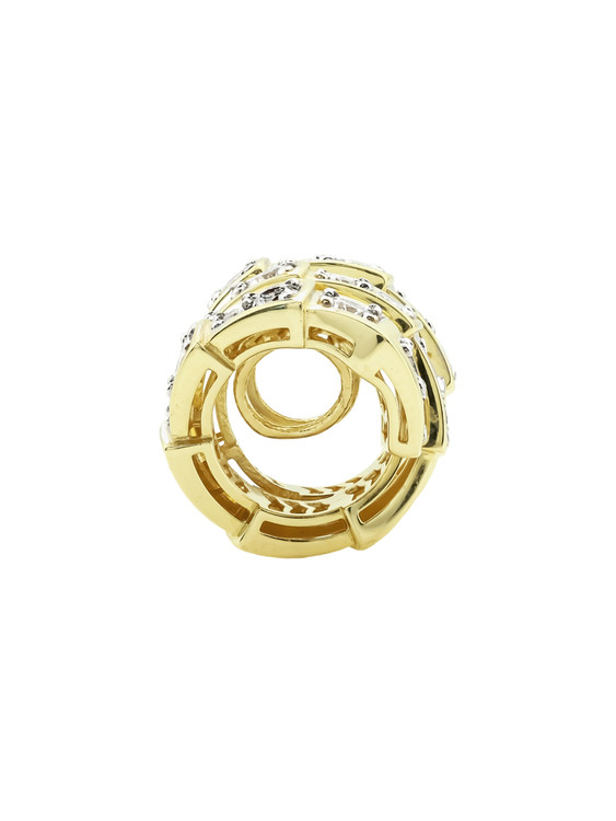 Подвеска из лимонного золота c бриллиантами