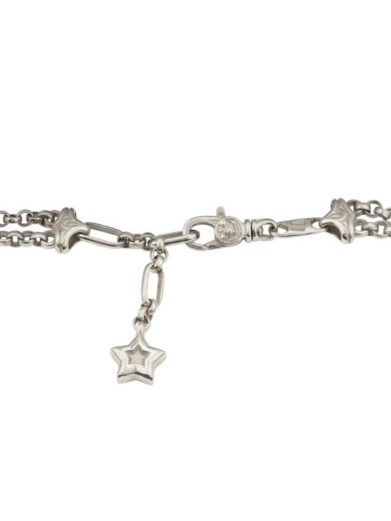 Браслет из белого золота c ониксом и перламутром