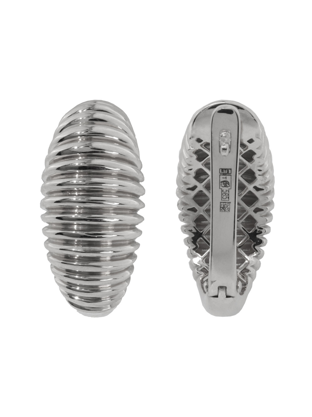 Серьги из белого золота