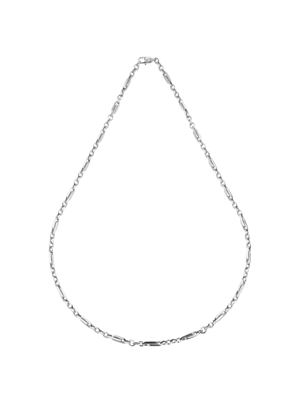 Цепь из белого золота