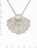 Колье из белого золота