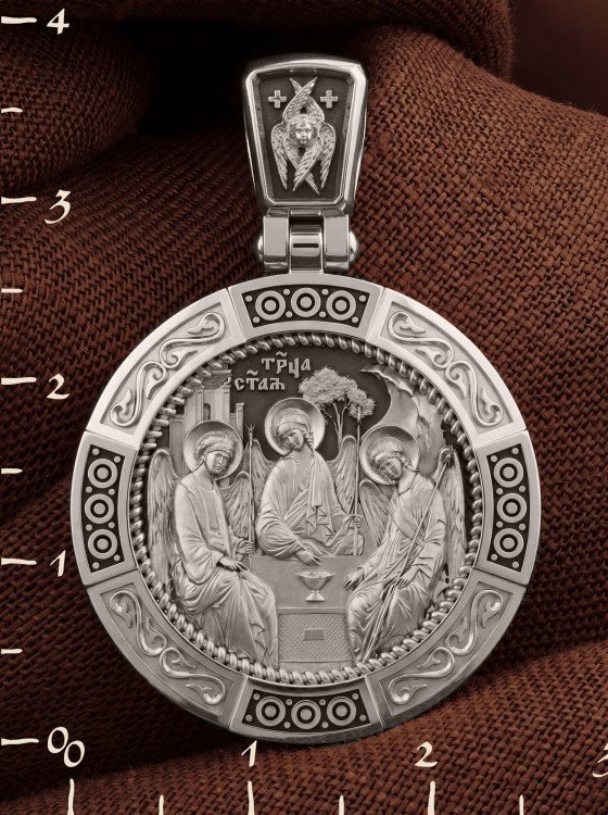 Образок из белого золота