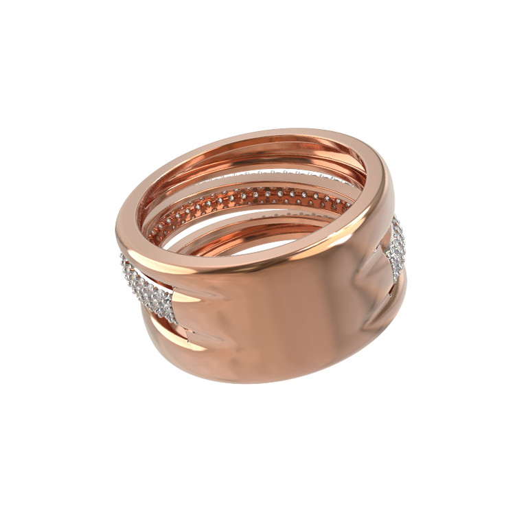 Кольцо из золота c бриллиантами