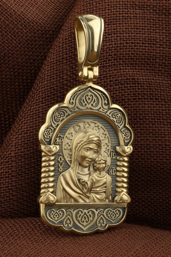 Образок из лимонного золота