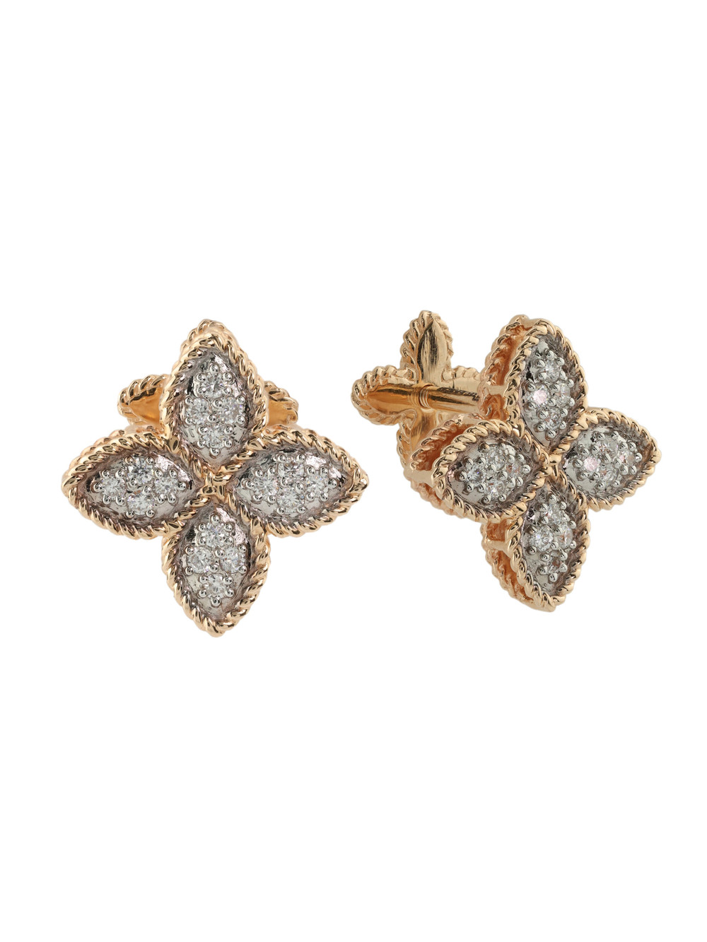 Серьги из золота c бриллиантами