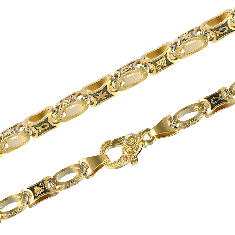 Браслет из лимонного золота