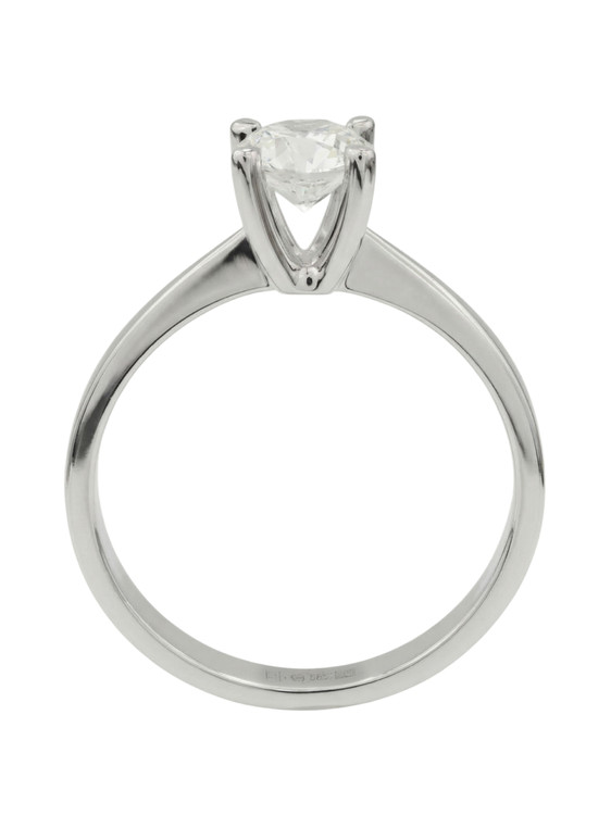 Кольцо из белого золота c бриллиантами