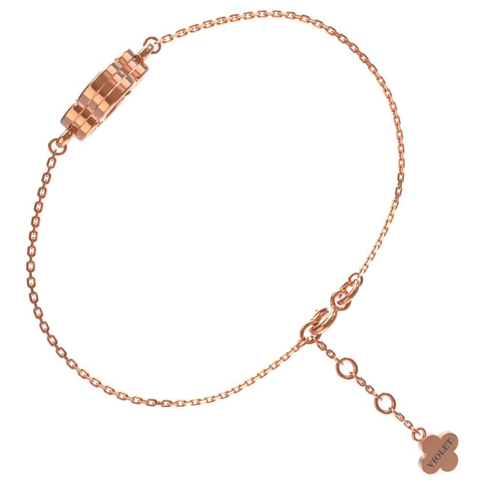 Браслет из золота c перламутром