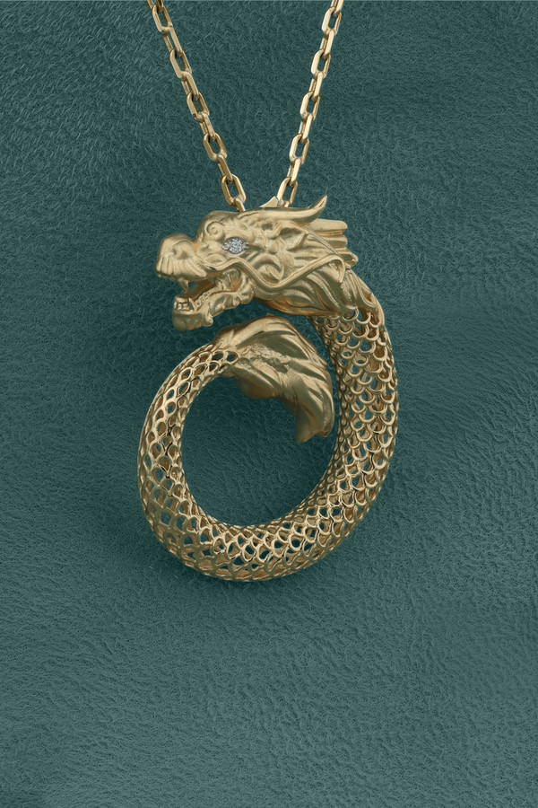 Подвеска из золота c бриллиантами