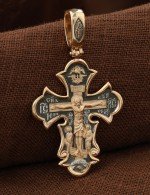 Крест из золота 585 пробы
