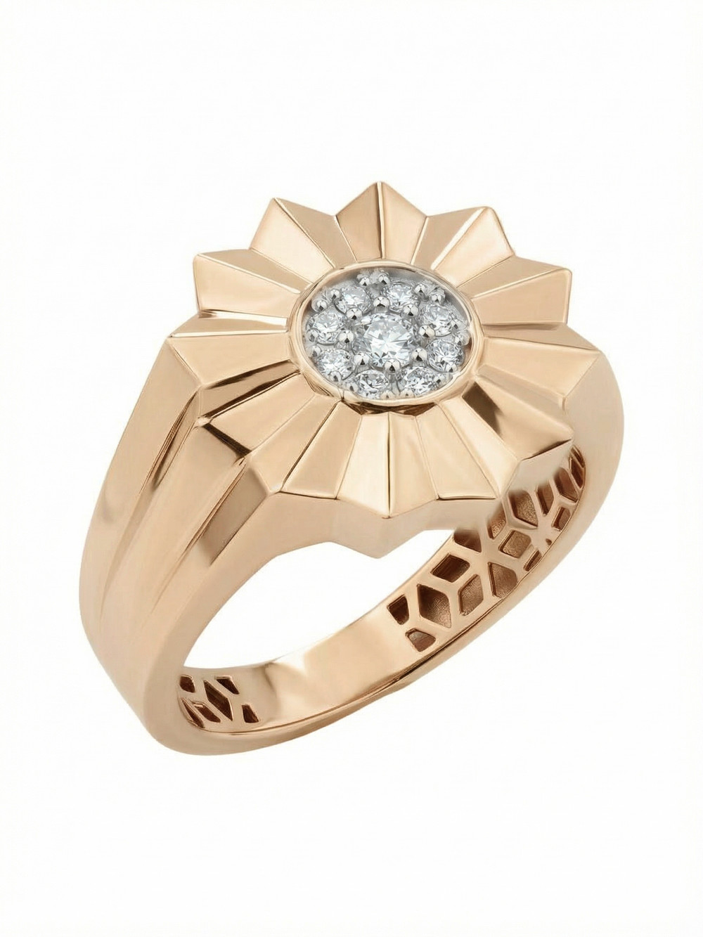 Кольцо из золота c бриллиантами