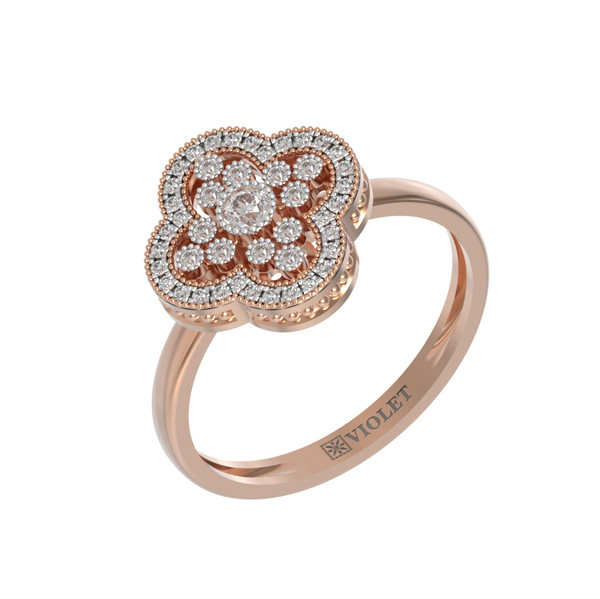 Кольцо из золота c бриллиантами