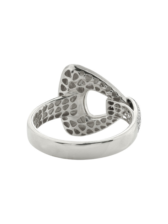 Кольцо из белого золота c бриллиантами