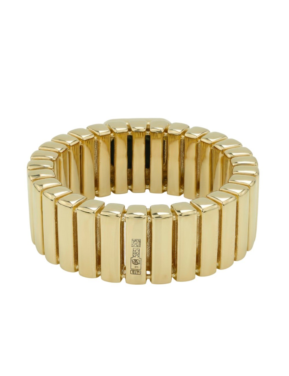 Кольцо из лимонного золота c малахитом