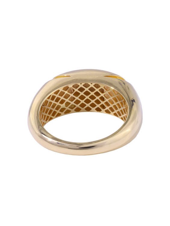 Кольцо из лимонного золота