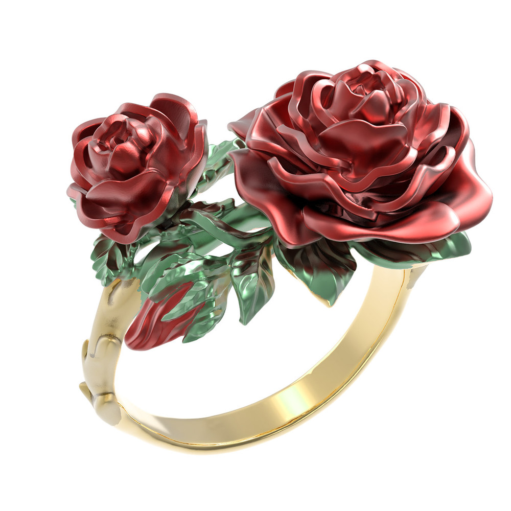 Кольцо из лимонного золота