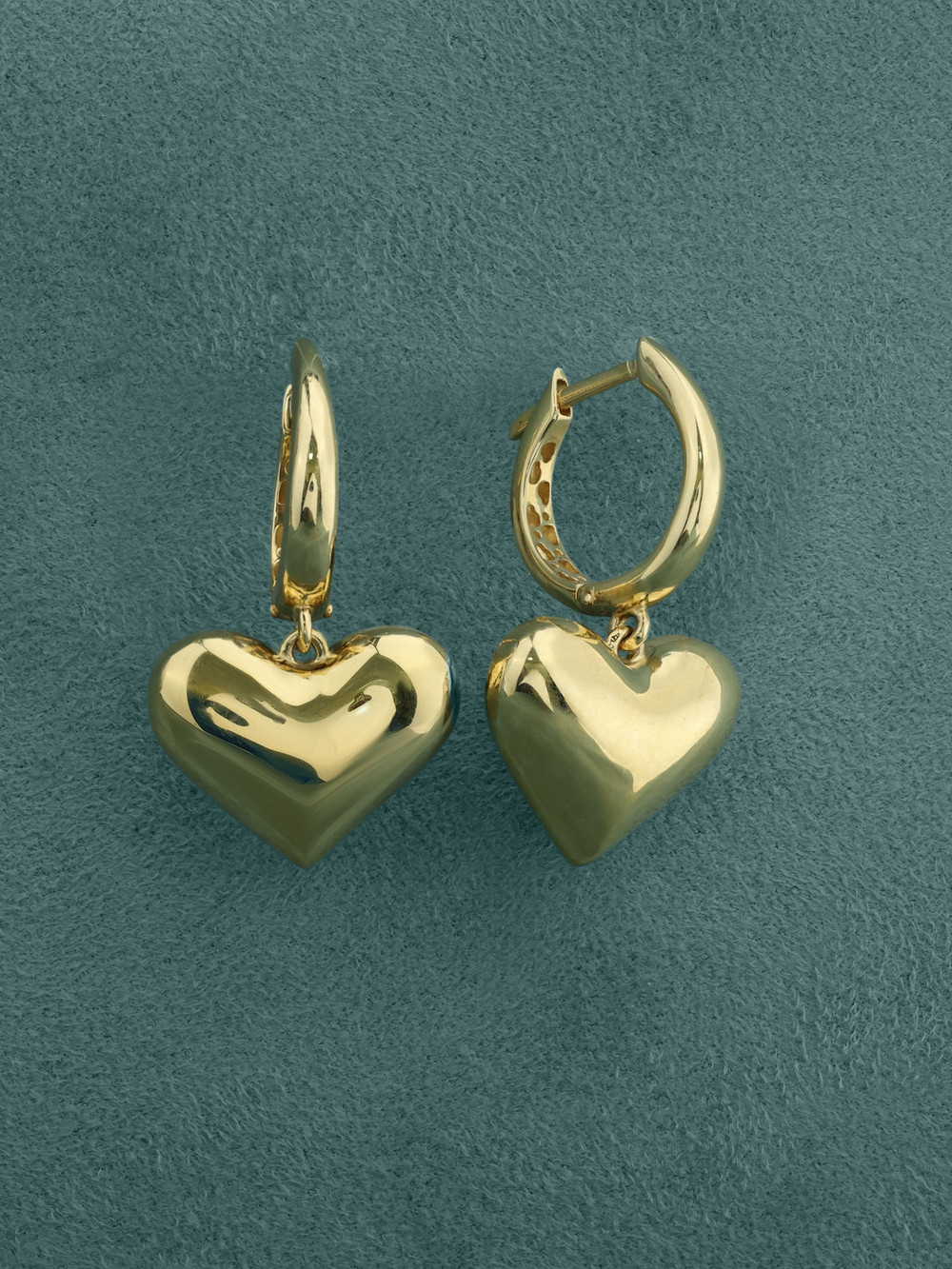 Серьги из лимонного золота