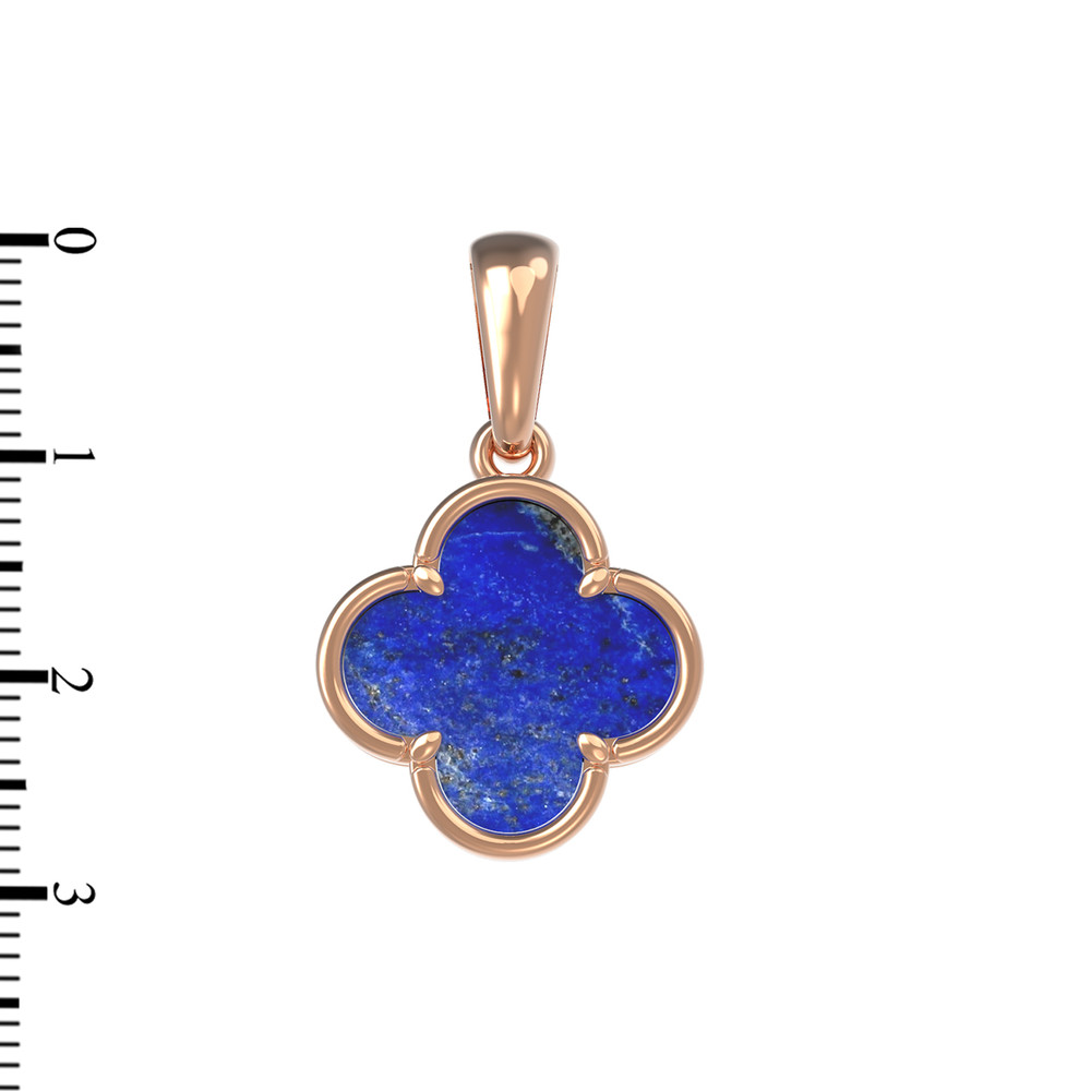 Подвеска из золота c лазуритом