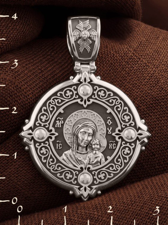 Образок из белого золота