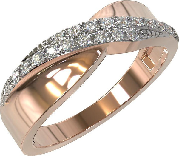 Кольцо из золота c бриллиантами