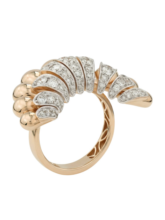 Кольцо из золота c бриллиантами