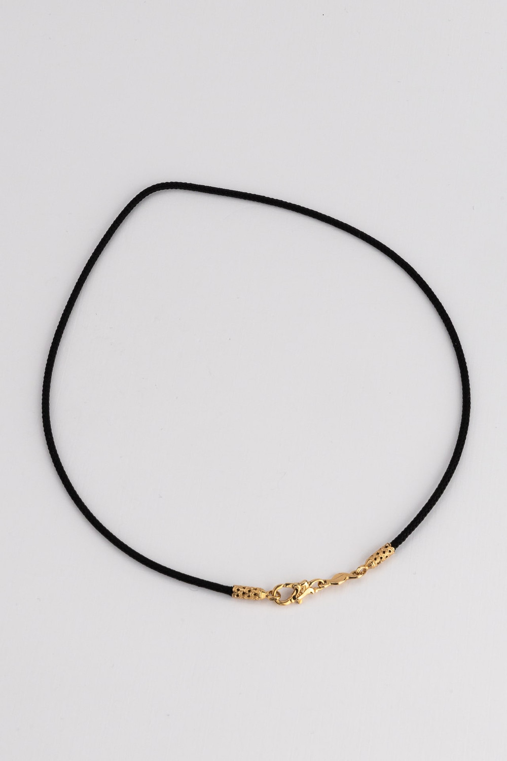 Шнурок шёлковый из золота c шёлковым шнурком