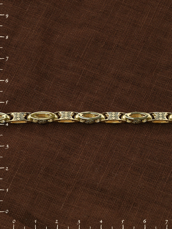 Цепь из лимонного золота