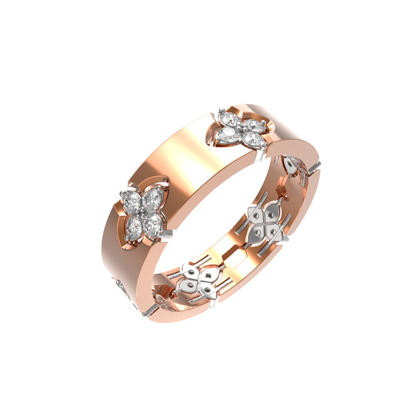 Кольцо из золота c бриллиантами