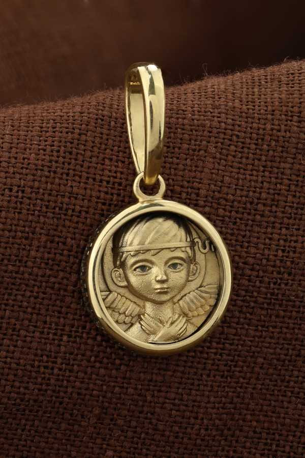 Образок из лимонного золота