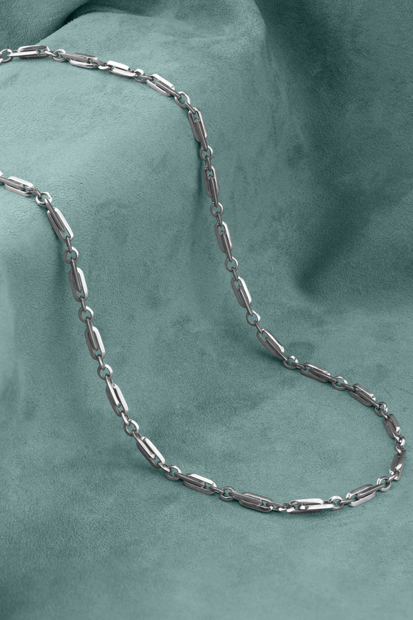 Цепь из белого золота