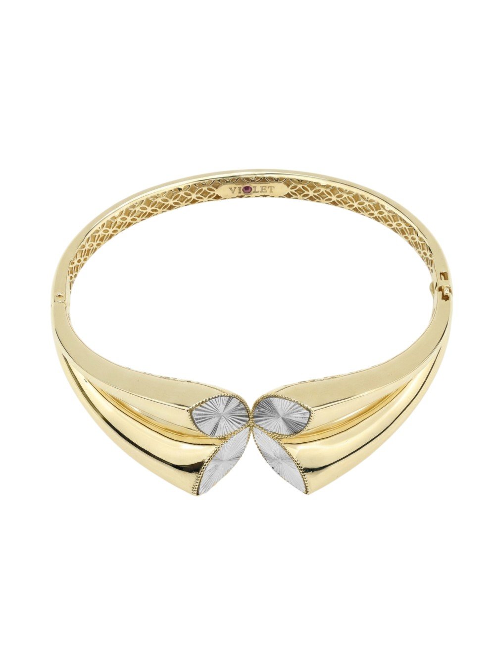 Браслет из лимонного золота c рубином