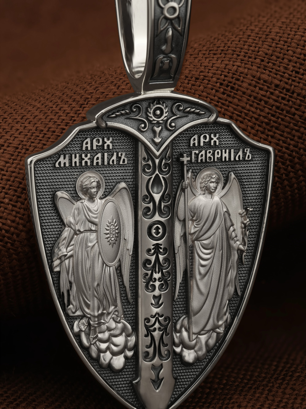 Образок из белого золота