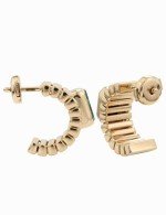 Серьги из золота c малахитом