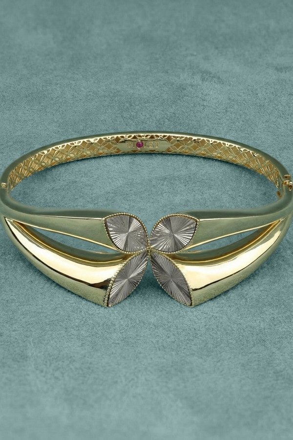 Браслет из лимонного золота c рубином